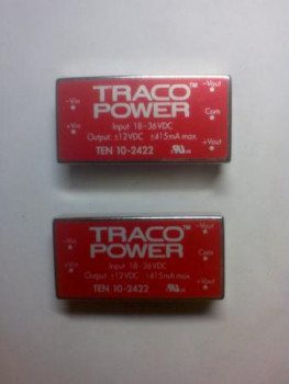 TEN 10-2422 Traco Power DC-DC Converter   24V  +/- 12V