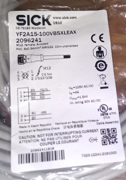 YF2A15-100VB5XLEAX SICK Разъем с кабелем 10 м.